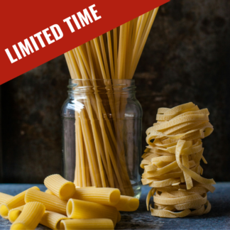 FRESH PASTA STOCK UP | LIMITED
